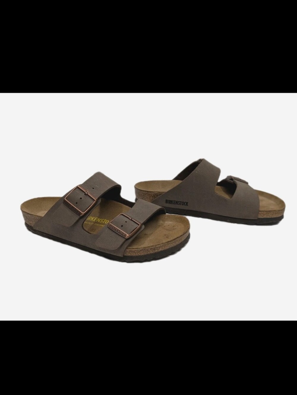 Birkenstock Arizona Slides Sandals Mens Brown 30 L8 M6 - Picture 3 of 14